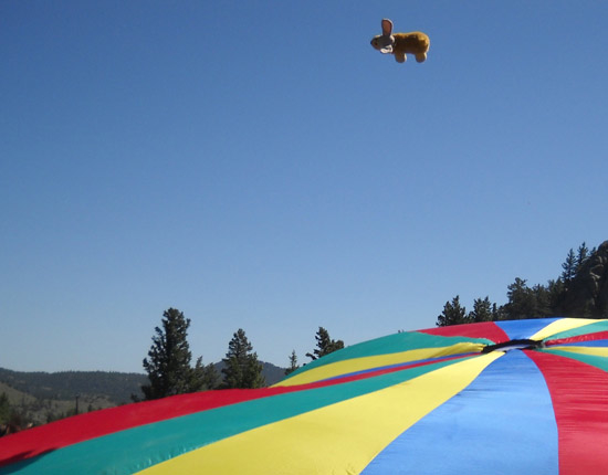 Our activities take everyone - even the "Llama Goat" to new heights!